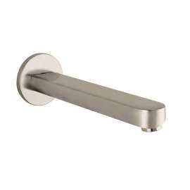 14421821 Metris S Tub Spout Wall Mounted Non Diverter Long in Brushed Nickel