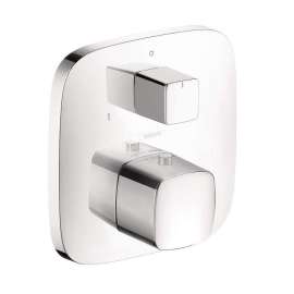 15771 PuraVida Thermostatic Valve Trim with Integrated Diverter and Volume Controls - Less Valve
