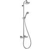 27169001 Croma Showerpipe Shower System with 1.75pgm Multi-Function Hand Shower, 63in Hose and Shower Head - Eco Right 2.0 gpm in Chrome