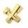 28719933 Shower Arm Diverter Solid Brass in Polished Brass
