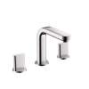 31063001 Metris S Bathroom Faucet Widespread Faucet with Knob Handles in Chrome