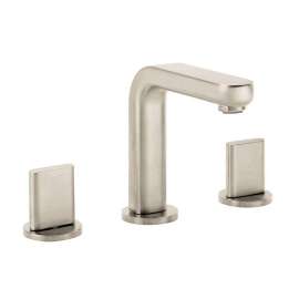 31063821 Metris S Bathroom Faucet Widespread Faucet with Knob Handles in Brushed Nickel