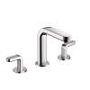 31067001 Metris S Bathroom Faucet Widespread Faucet with Lever Handles in Chrome
