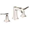 31073831 Metris C Bathroom Faucet Widespread Faucet with Lever Handles in Polished Nickel