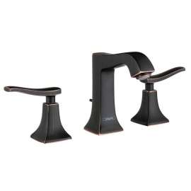 31073921 Metris C Bathroom Faucet Widespread Faucet with Lever Handles in Rubbed Bronze