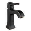 31075921 Metris C Bathroom Faucet Single Hole Faucet with Lever Handle in Rubbed Bronze