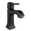 31077921 Metris C Bathroom Faucet Single Hole Faucet with Lever Handle - Less Metal Pop-Up Drain Assembly in Rubbed Bronze