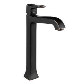 31078921 Metris C Bathroom Faucet Vessel Faucet with Lever Handle in Rubbed Bronze