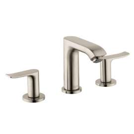 31083821 Metris Bathroom Faucet Widespread Faucet with Lever Handles in Brushed Nickel
