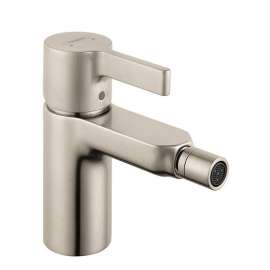 31261821 Metris S Bidet Faucet Single Hole with Single Metal Lever Handle in Brushed Nickel