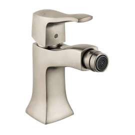 31275821 Metris C Bidet Faucet Single Hole with Pop Up Assembly in Brushed Nickel