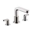 31438001 Metris S Roman Tub Filler Faucet Non Diverter with Metal Lever Handles Less Valve in Chrome