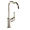31609821 Focus Bathroom Faucet Vessel Faucet with Lever Handle in Brushed Nickel