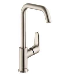 31609821 Focus Bathroom Faucet Vessel Faucet with Lever Handle in Brushed Nickel
