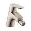 31920821 Focus Bidet Faucet with Pop Up Drain Assembly in Brushed Nickel