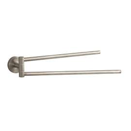 40512820 S/E Accessories 15in Dual Swivel Towel Bar in Brushed Nickel