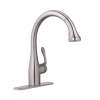 04066860 Allegro E Pull-Down Kitchen Faucet Gourmet with High-Arc Spout, Magnetic Docking and Locking Spray Diverter in Steel Optic