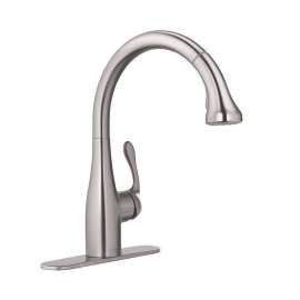 04066860 Allegro E Pull-Down Kitchen Faucet Gourmet with High-Arc Spout, Magnetic Docking and Locking Spray Diverter in Steel Optic