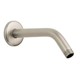 04186823 Standard 9in Shower Arm with Escutcheon Plate and 1/2in Male Inlet in Brushed Nickel