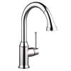 04215000 Talis C Pull-Down Kitchen Faucet with High-Arc Spout, Magnetic Docking, and Locking Spray Diverter in Chrome