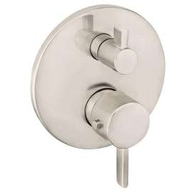 04231820 S Thermostatic Valve Trim with Integrated Diverter and Volume Controls - Less Valve in Brushed Nickel