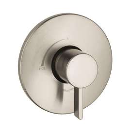 04233820 S Pressure Balanced Valve Trim with Integrated Volume Control - Less Valve in Brushed Nickel