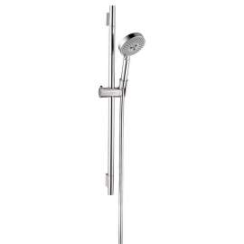 Unica S 24-In Wall Bar Set With Multi-Function Hand Shower And 63-In Techniflex Hose