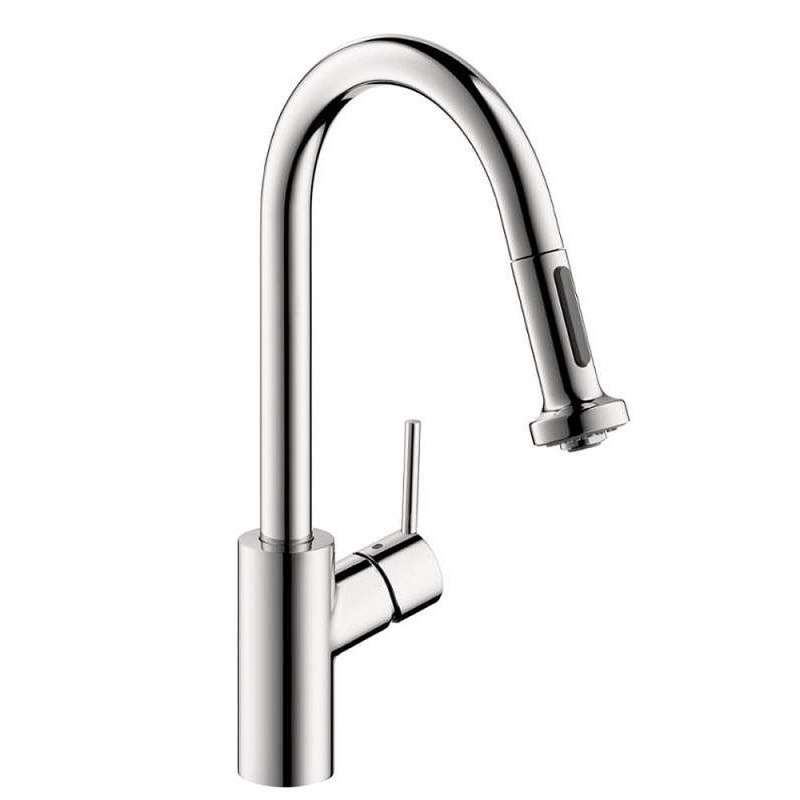 Hansgrohe Talis S Pull Down Kitchen Faucet With High Arc Spout Hansgrohe Talis S Pull Down Kitchen Faucet With High Arc Spout Magnetic Docking