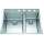 Brookmore 27-In Lr X 20.9-In Fb X 9-In Dp Drop In Double Bowl Stainless Steel Sink, Bcl2127R-9-4N