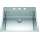 Brookmore 25.1-In Lr X 20.9-In Fb X 9-In Dp Drop In Single Bowl Stainless Steel Sink, Bsl2125-9-3N