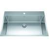 Brookmore 32.9-In Lr X 22.1-In Fb X 9-In Dp Drop In Single Bowl Stainless Steel Sink, Bsl2233-9-1N