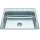 Creemore 25-In Lr X 22-In Fb X 6-In Dp Drop In Single Bowl 4-Hole Stainless Steel Sink, Csla2522-6-4N