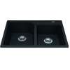Granite Series 30.69-In Lr X 19.69-In Fb X 8.63-In Dp Drop In Double Bowl Granite Kitchen Sink, Mgcm2031-9Onn