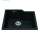 Granite Series 22.06-In Lr X 19.69-In Fb Undermount Single Bowl Granite Kitchen Sink In Matte Black