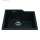 Granite Series 22.06-In Lr X 19.69-In Fb Undermount Single Bowl Granite Kitchen Sink In Onyx