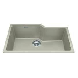 Granite Series 30.69-In Lr X 19.69-In Fb Undermount Single Bowl Granite Kitchen Sink