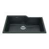 Granite Series 30.69-In Lr X 19.69-In Fb Undermount Single Bowl Granite Kitchen Sink In Slate Grey