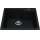 Granite Series 22.06-In Lr X 19.69-In Fb X 9.06-In Dp Drop In Single Bowl Granite Kitchen Sink, Mgsm2022-9Esn