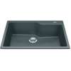 Granite Series 30.7-In Lr X 19.69-In Fb Drop In Single Bowl Granite Kitchen Sink In Stone Grey