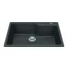 Granite Series 30.7-In Lr X 19.69-In Fb Drop In Single Bowl Granite Kitchen Sink In Slate Grey