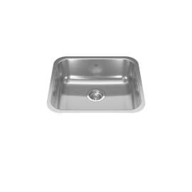 Reginox 19.75-In Lr X 17.75-In Fb X 7-In Dp Undermount Single Bowl Stainless Steel Kitchen Sink, Rsu1820-7N