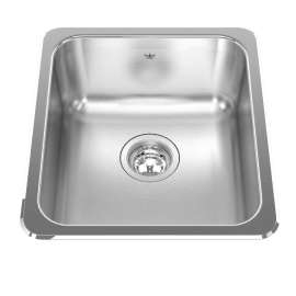 Steel Queen 16.13-In Lr X 18.13-In Fb Drop In Single Bowl Stainless Steel Kitchen Sink
