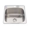 Steel Queen 20.13-In Lr X 20.56-In Fb Drop In Single Bowl 1-Hole Stainless Steel Laundry Sink