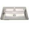 Steel Queen 31.25-In Lr X 20.5-In Fb Drop In Single Bowl 1-Hole Stainless Steel Kitchen Sink