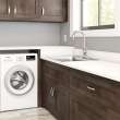 Kindred Utility Collection 25.25-In Lr X 22-In Fb Drop In Single Bowl 3-Hole Stainless Steel Laundry Sink