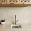 Steel Queen 13.38-In Lr X 11-In Fb Undermount Single Bowl Stainless Steel Hospitality Sink