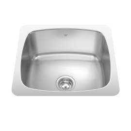 Kindred Utility Collection 20.13-In Lr X 18.13-In Fb Undermount Single Bowl Stainless Steel Laundry Sink