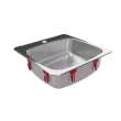 Reginox 20.13-In Lr X 20.56-In Fb Drop In Single Bowl 1-Hole Stainless Steel Kitchen Sink