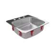 Reginox 20.13-In Lr X 20.56-In Fb Drop In Single Bowl 3-Hole Stainless Steel Kitchen Sink