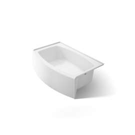 60" x 32" alcove bath, right drain